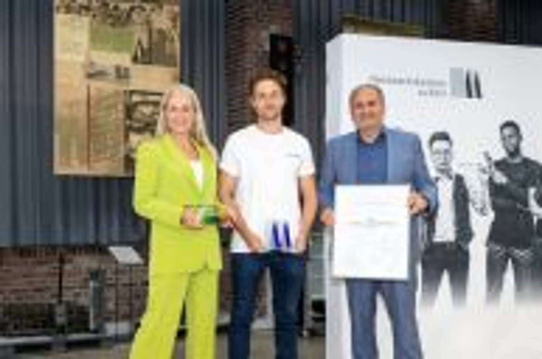 Preisübergabe mit Lennart Kirschbaum